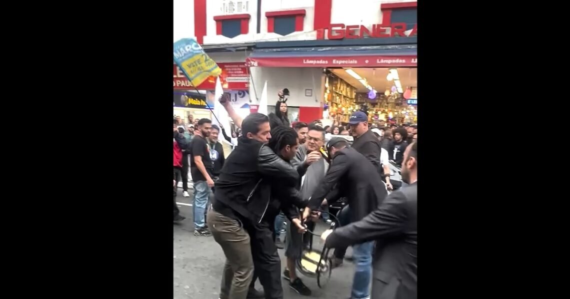 apresentador, candidato, adversário;