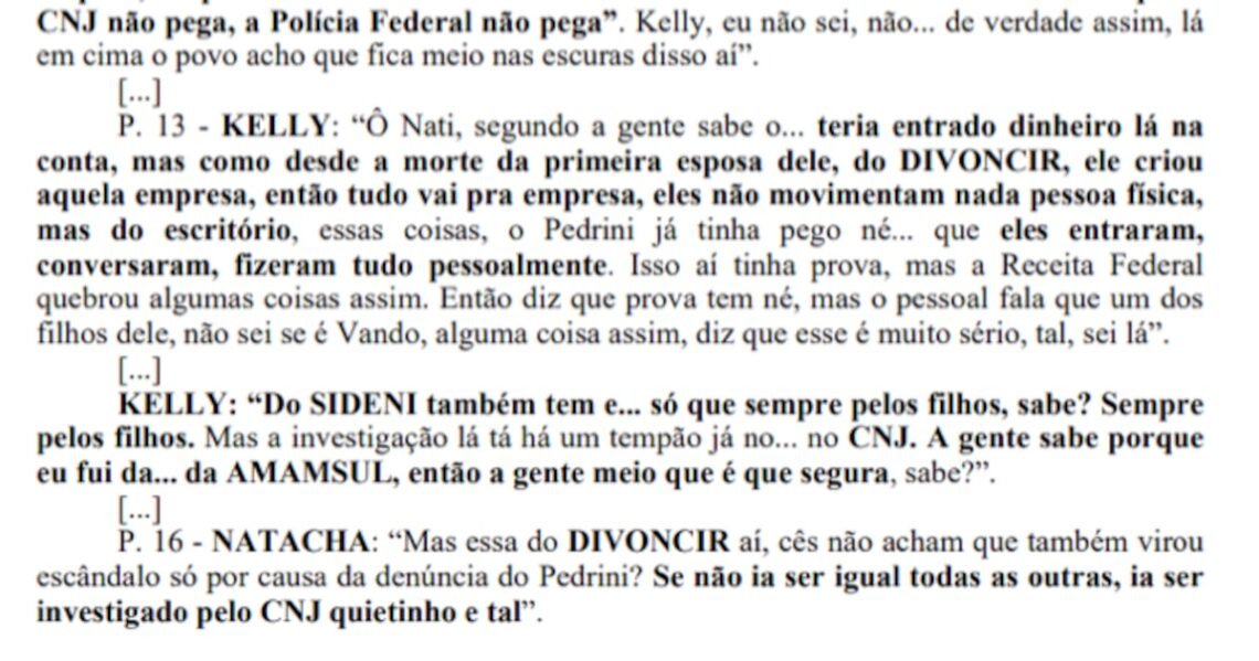 fraude, nepotismo;
